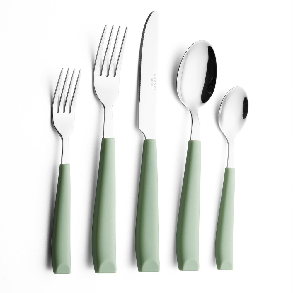 Silverware Set Stainless Steel Colorful Handle Tableware Kitchen Flatware Set...