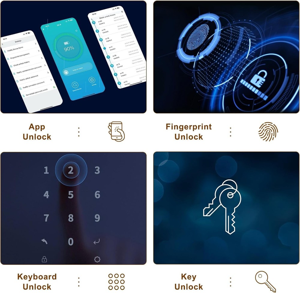 Biometric Automatic Lock Safe Box
