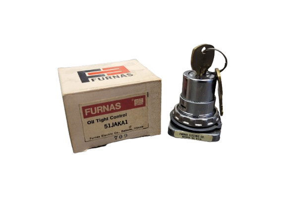 Furnas Oil Tight Control 51JAKA1 Keyed Panel Switch