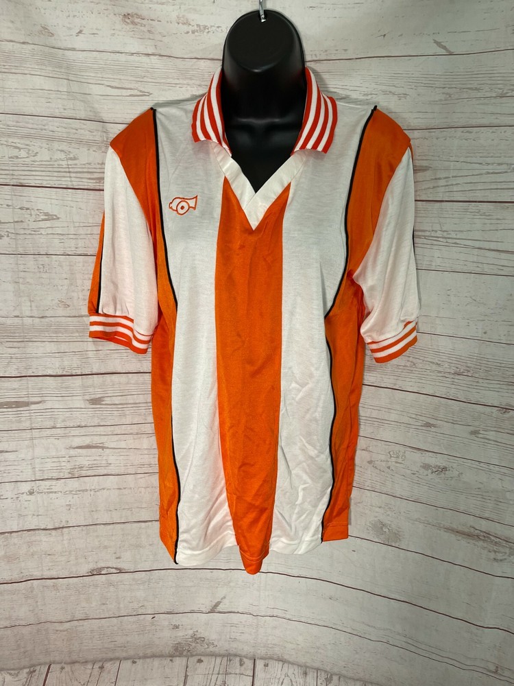 Cannon Men’s Jersey Orange / White Striped Size Medium