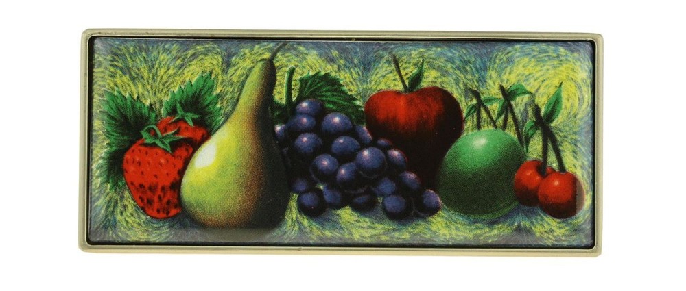 3" Fresh Fruit Pull Satin Nickel