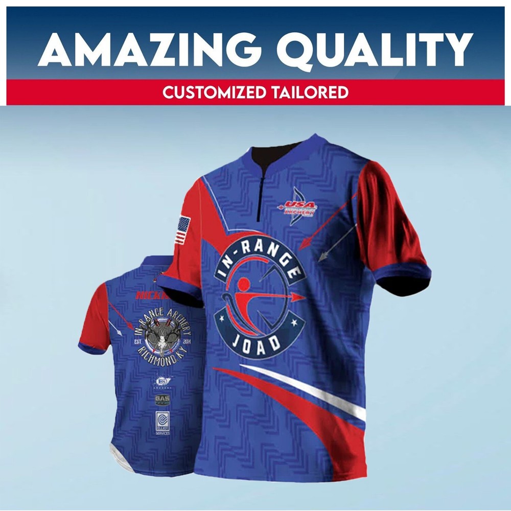 PERSONALIZED JERSEY T-Shirt Customized For Men & Women - IN-RANGE JOAD - Archery