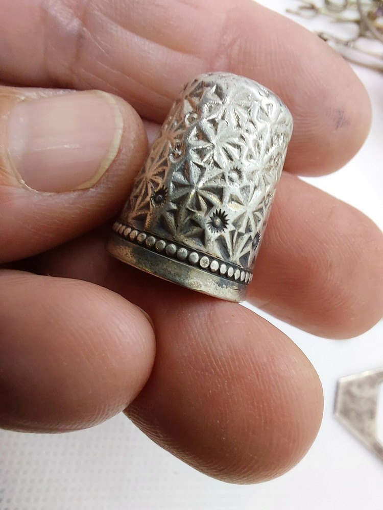 Vintage Sterling Thimble