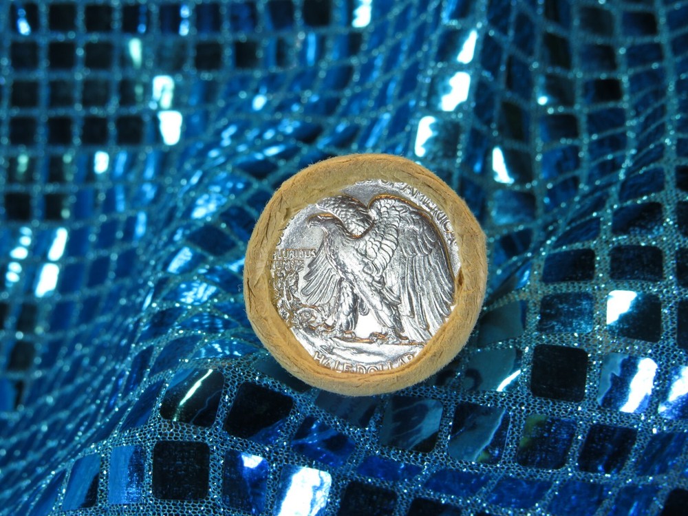 $10 ROLL HALF DOLLAR ROLL 1941 PROOF WALKER END / WALKER P END BIN HF10