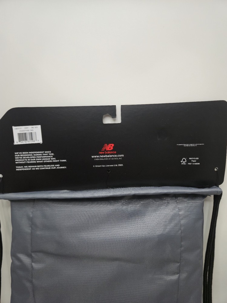 New Balance Drawstring Backpack With Front Pocket