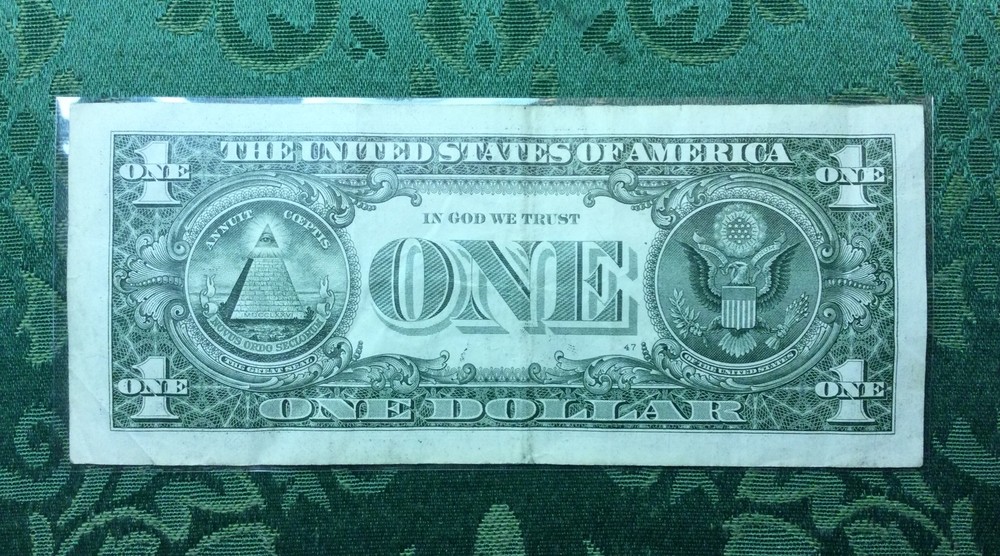 Error Note $1 One Dollar Bill Series 2017 A Gas Pump Turn 8 Raised Stuck Digit