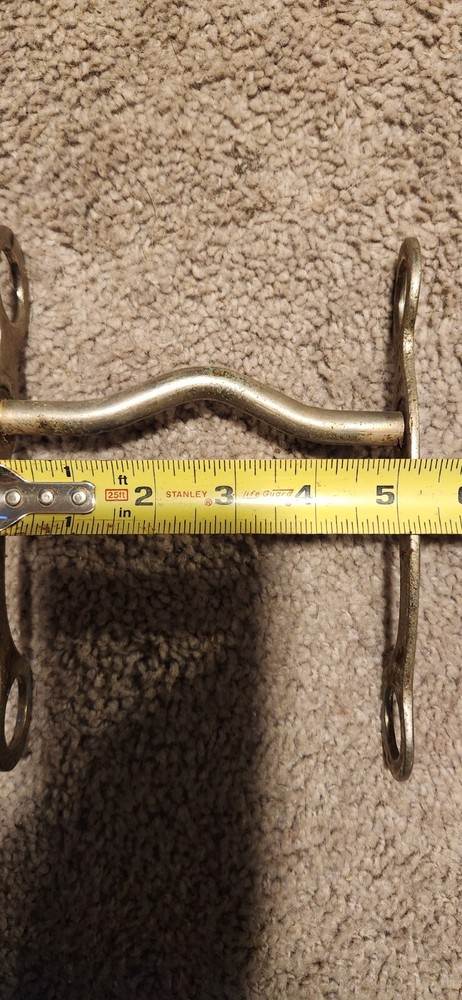 Hilason, western curb bit, Medium port, 5¼" bit, used condition