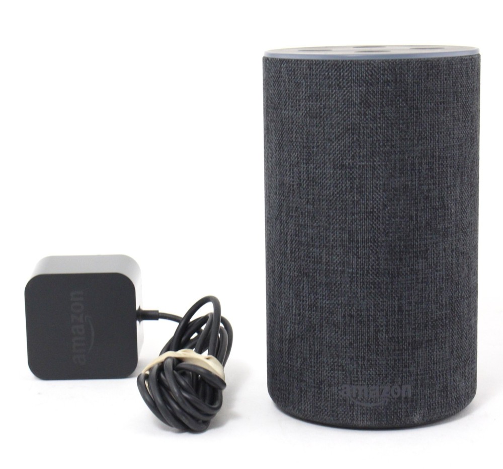 Amazon Alexa Echo 2nd Gen XC56PY Bluetooth Charcoal Smart Speaker; 6177358