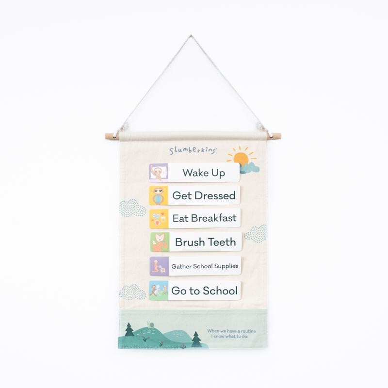 Slumberkins Routines Visual Schedule Multicolored
