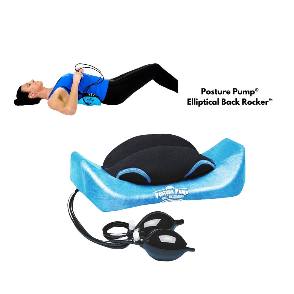 Posture Pump Spinal Traction Black Blue 2011