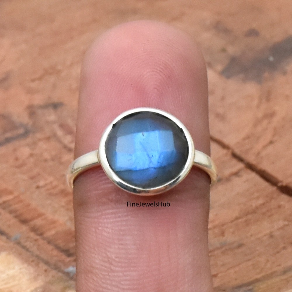 Labradorite Ring, 925 Sterling Silver Ring, Handmade Ring, Gift For  Women
