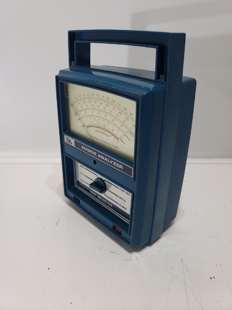 Vintage Kar Check Engine Analyzer Blue Untested