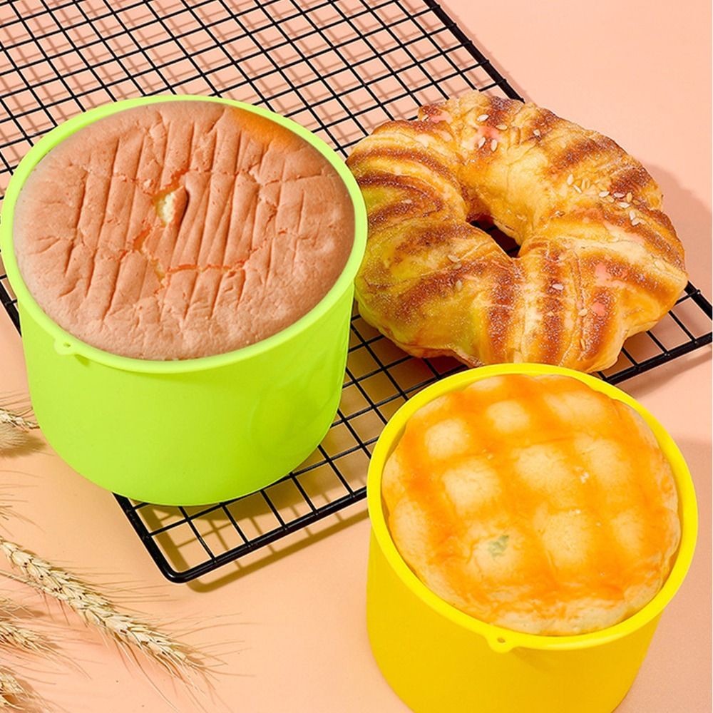 Silicone Microwave Oven Easter Cake Mold Cake Barrel Baking Pan Bread Pan