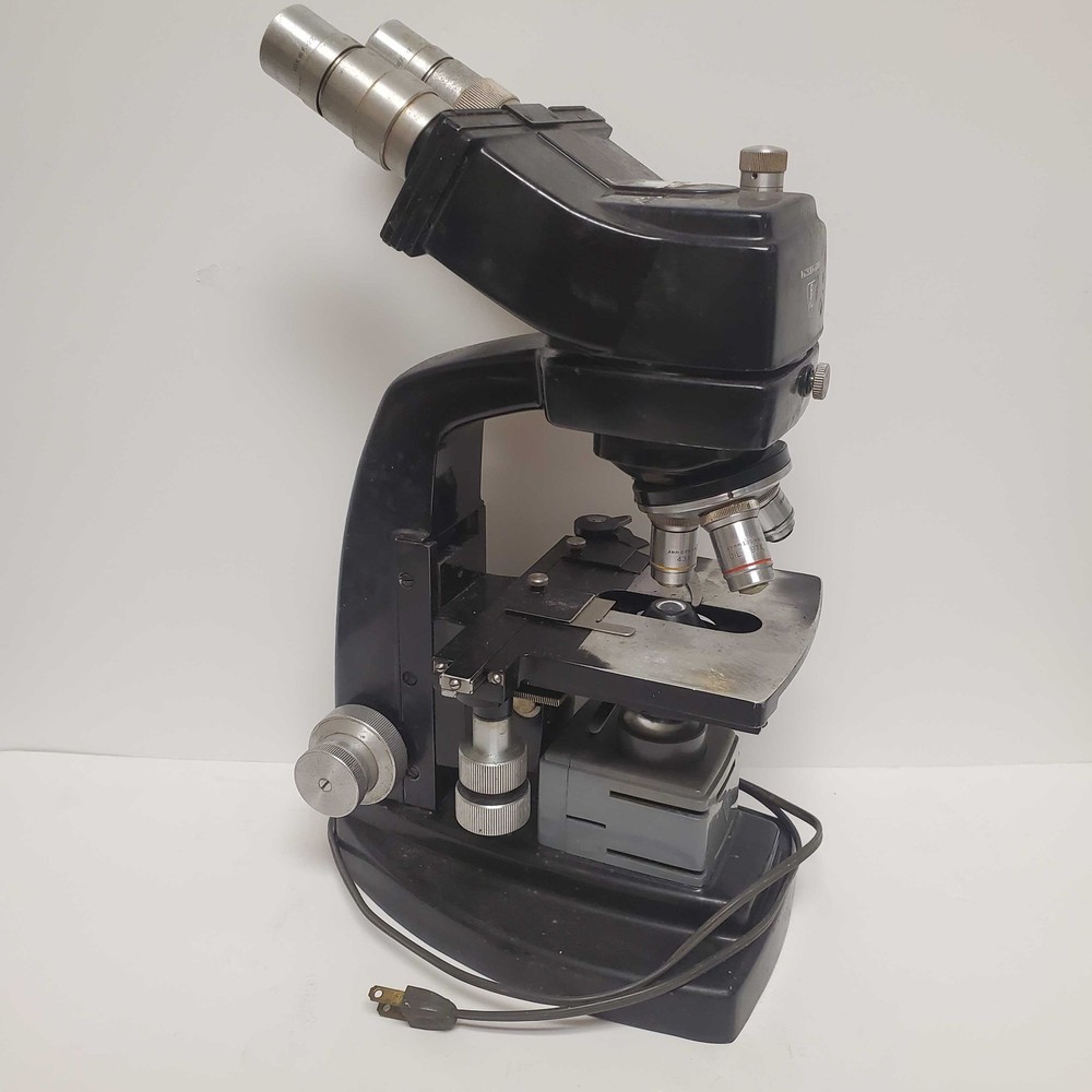 Vintage Bausch & Lomb Microscope M Series #NVS, AS-IS