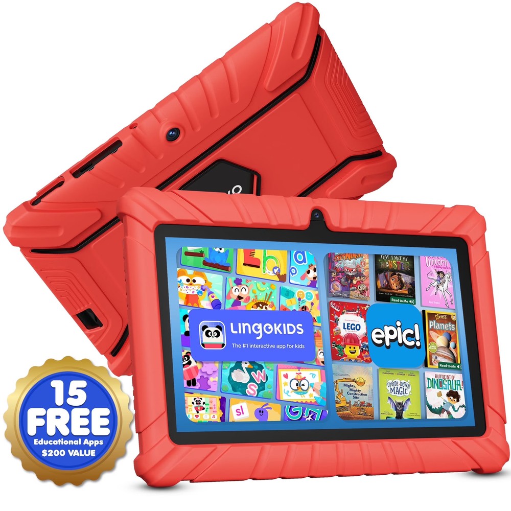Contixo V8-red Tablet 7 32gb Android Red With Parental Control