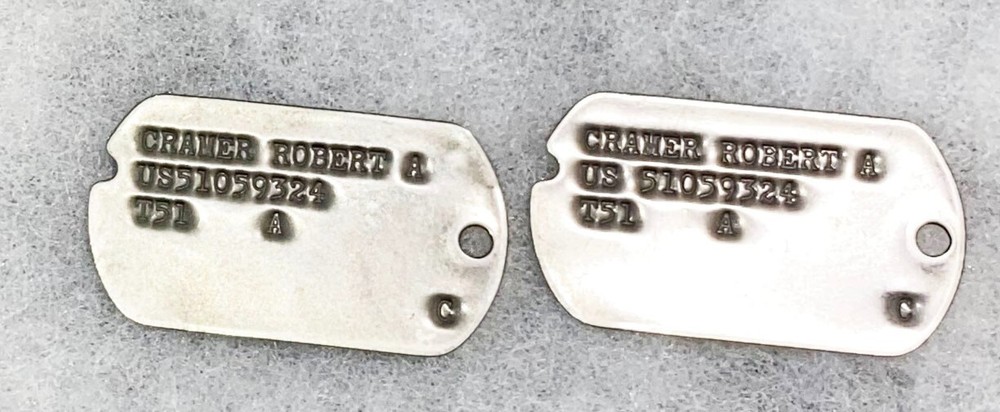 Robert Cramer T-51 Dog Tag Set