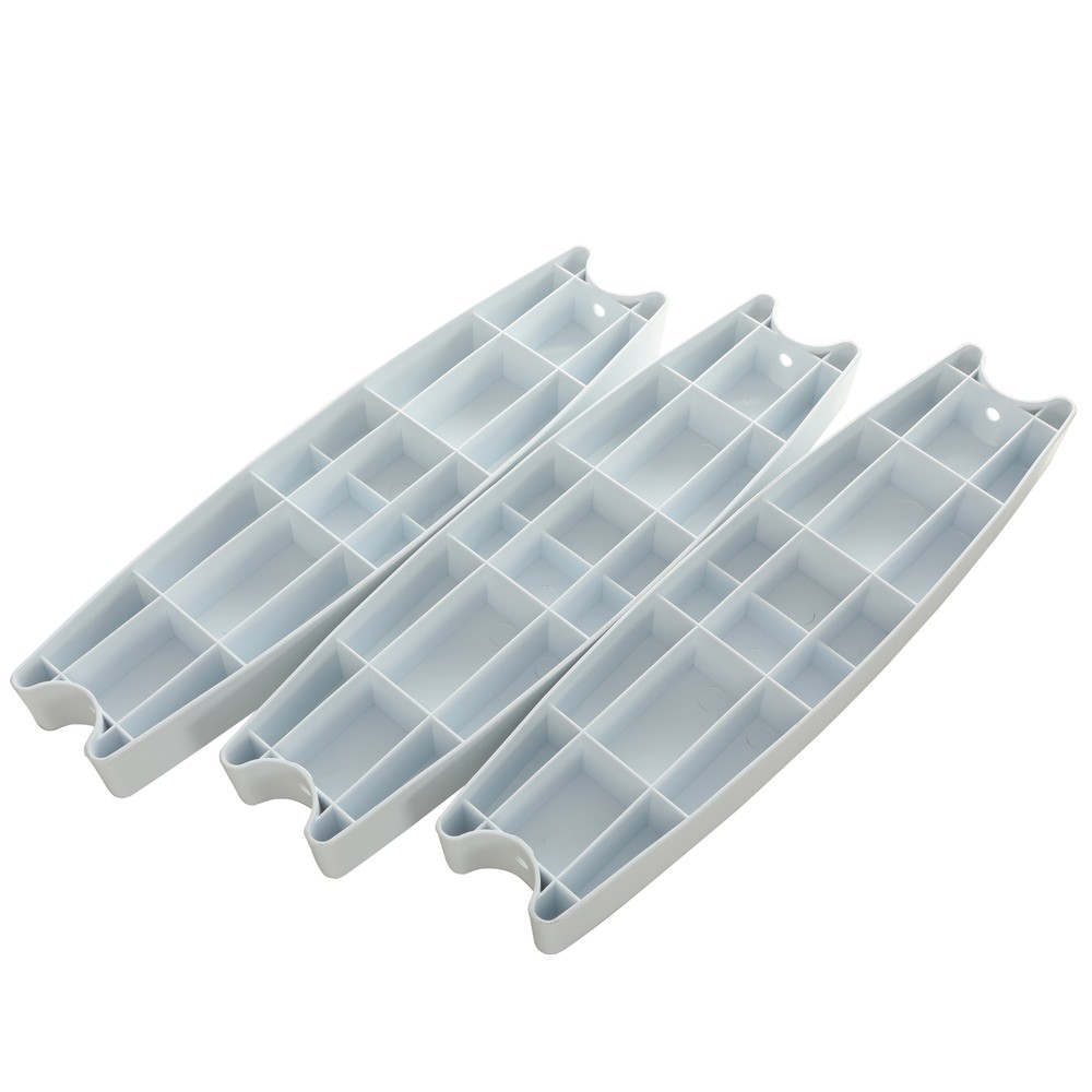 3Pcs Swimming Pool Molded Plastic Replacement Ladder Rung Steps