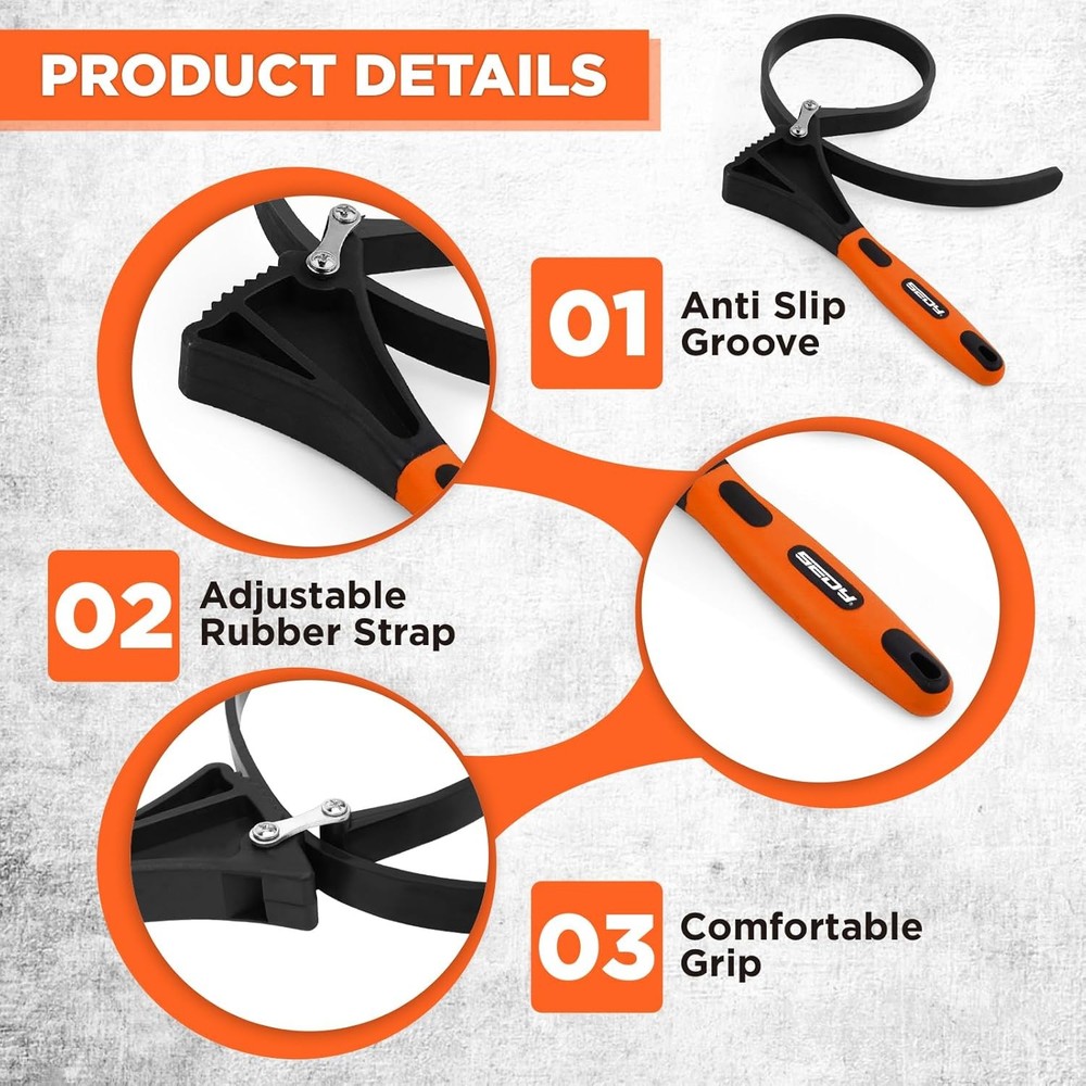 Adjustable Strap Wrench Set