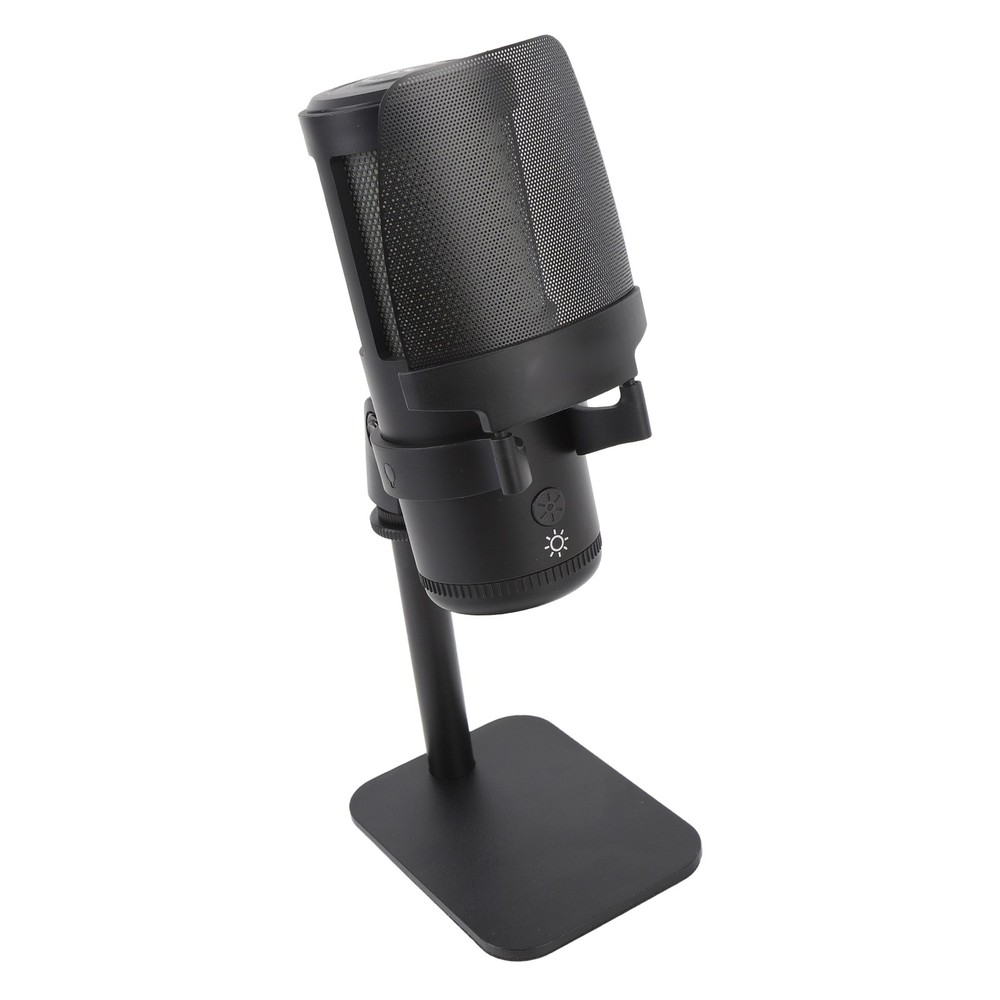 USB Microphone Type C Wired Plug And Play Computer Condenser Mic For Gaming Live