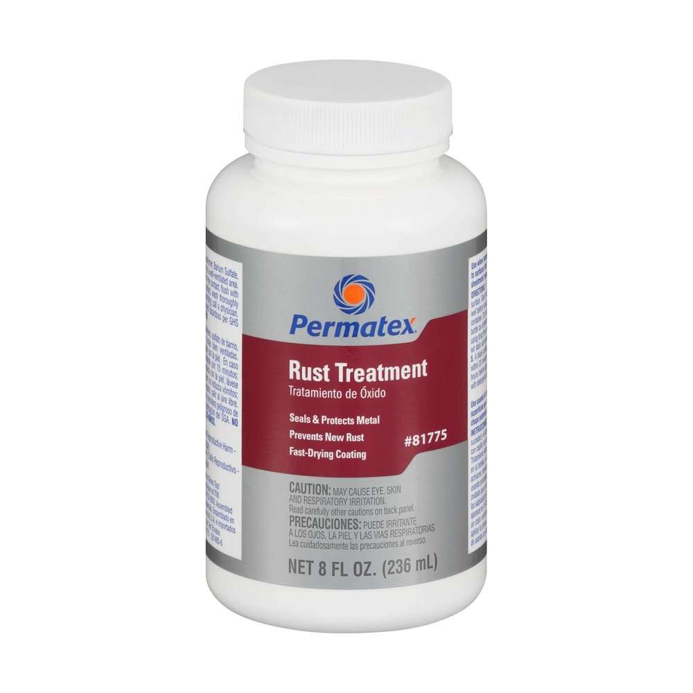Permatex 81775 Rust Treatment 1 Pack 8 Oz. Easily Applied Safe Destroys Rust