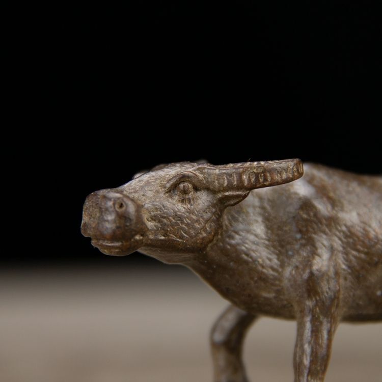 Chinese Antique Buffalo Statue Small Ornaments