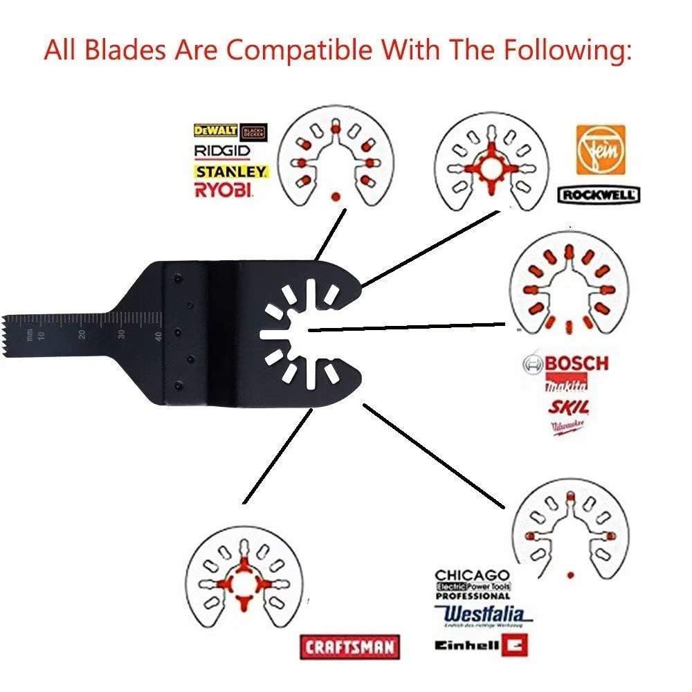 Oscillating Multitool Blades Universal Quick Release Saw Blades 10 Pcs