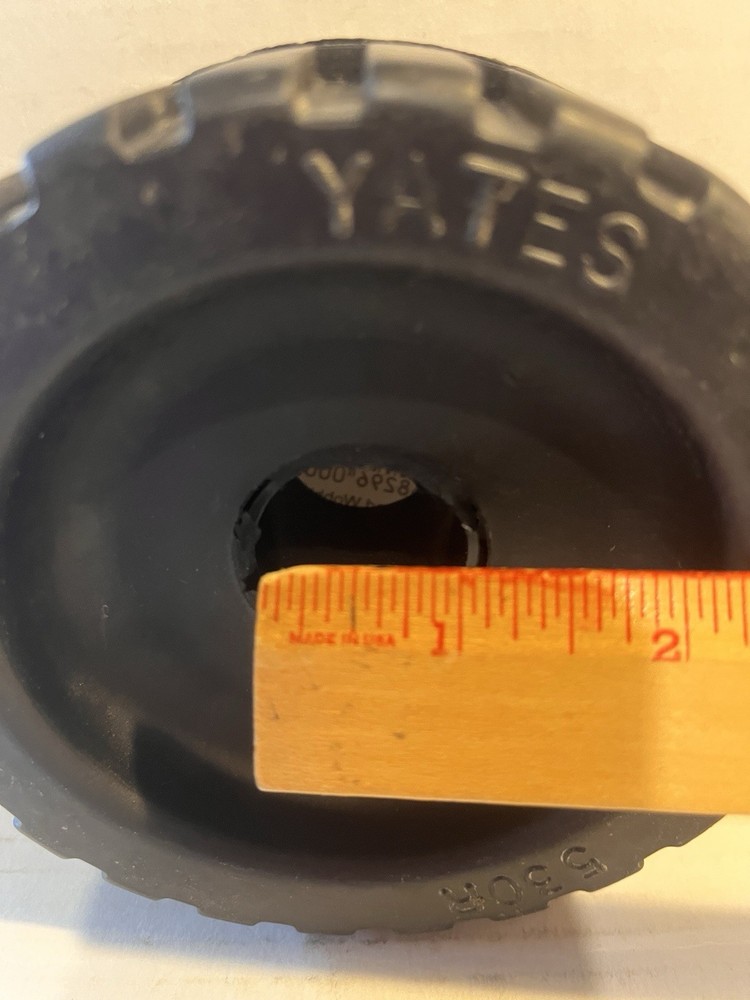 Boat Trailer Wobble Roller, 5" Ribbed Style, Black, new