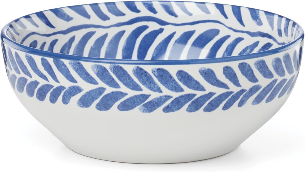 Dinnerware Set, Solear Blue 12-Piece Set, Service for 4, Stoneware Material, Dis