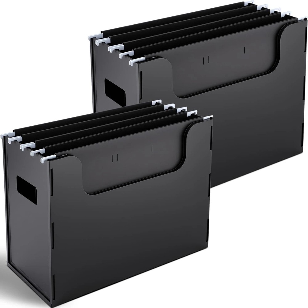 Portable Desktop File, Side Handles, Filing Organizer, Hanging File Folders, ...