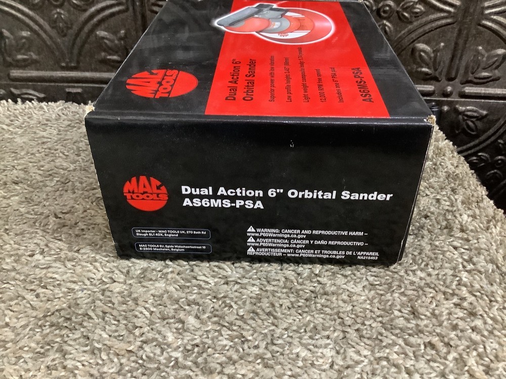 Mac Tools Dual Action 6" Orbital Sander AS6MS-PSA