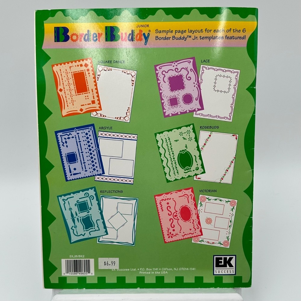 Borders & Beyond Junior Second Series Scrapbooking Book By EK Success Featuring