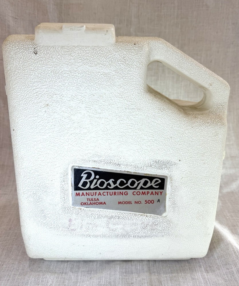 Bioscope Manufacturing Model 500 Microprojector In Case - Lights Up