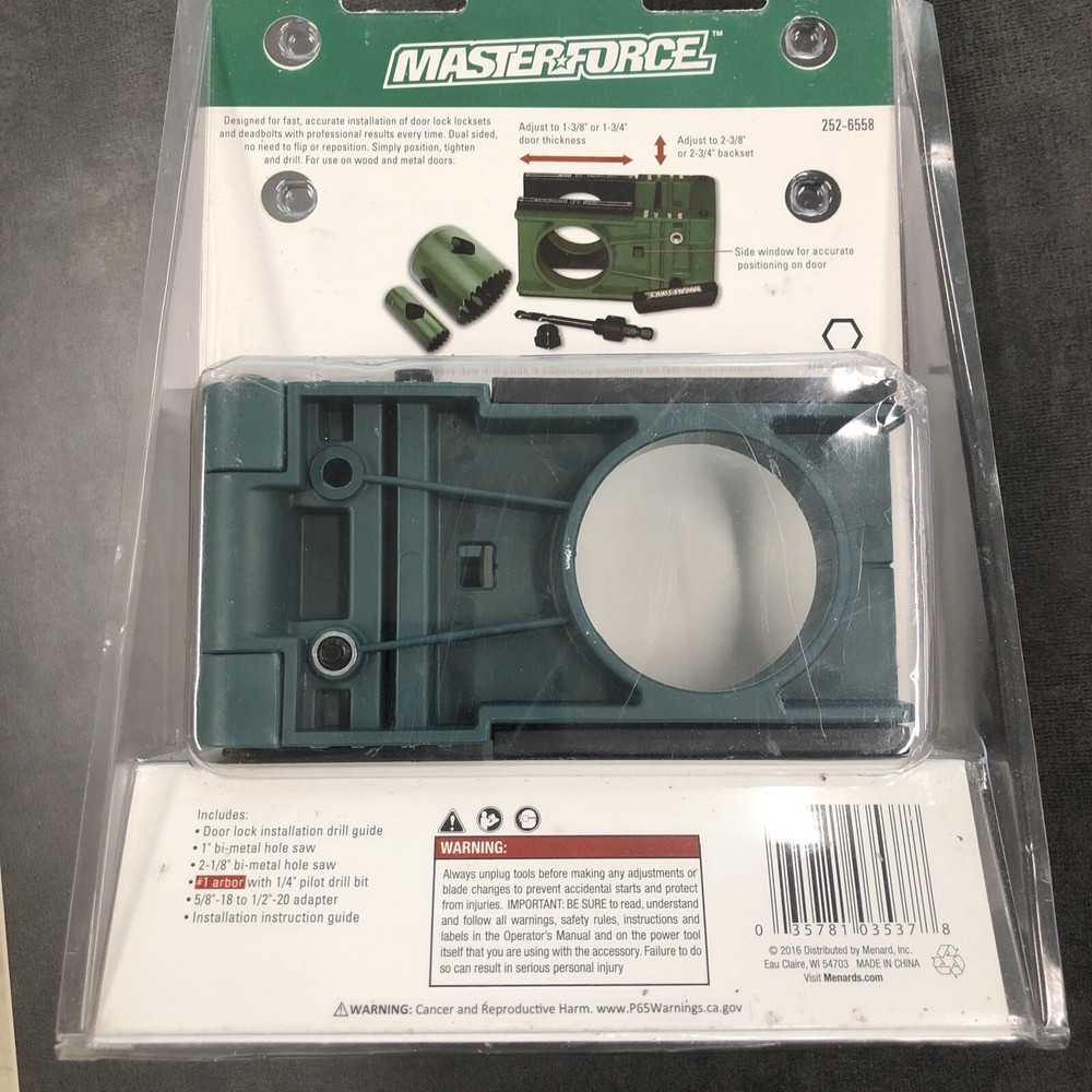 MasterForce Door Lock installation Kit (252-6558)