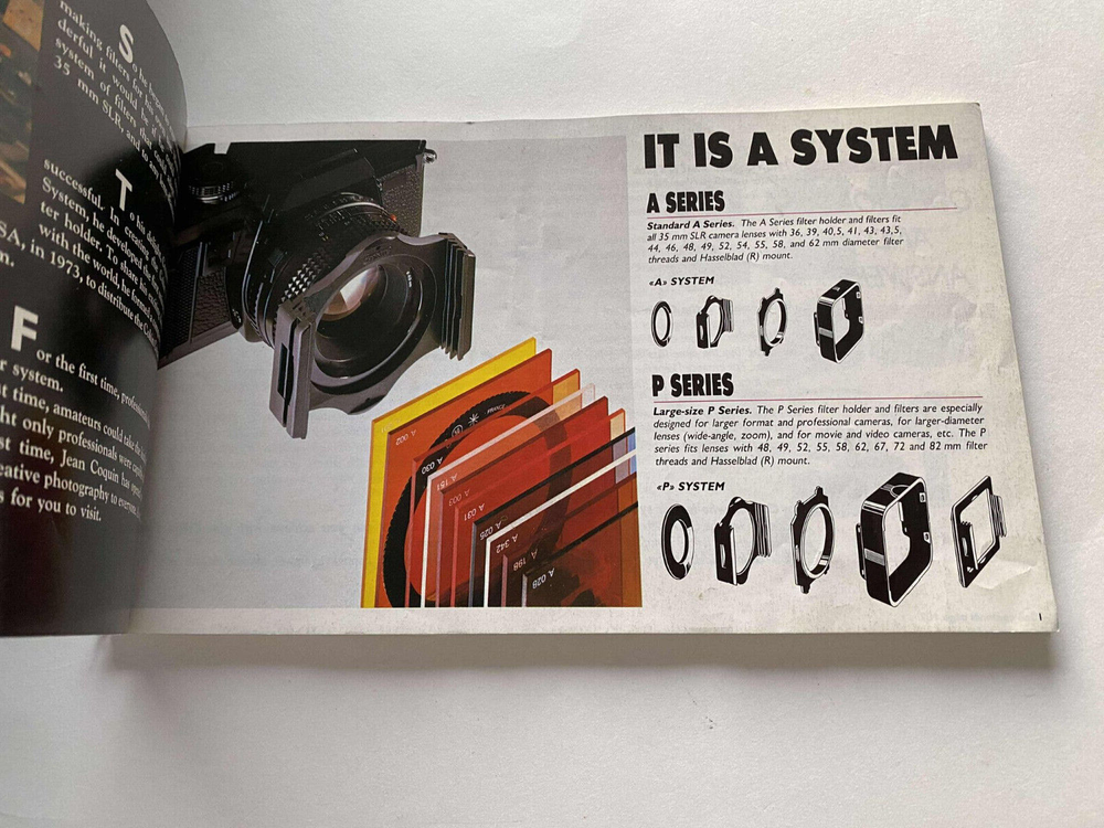 Cokin Creative Filter System booklet - The Guide to Cokin Filter 106 Acceptable