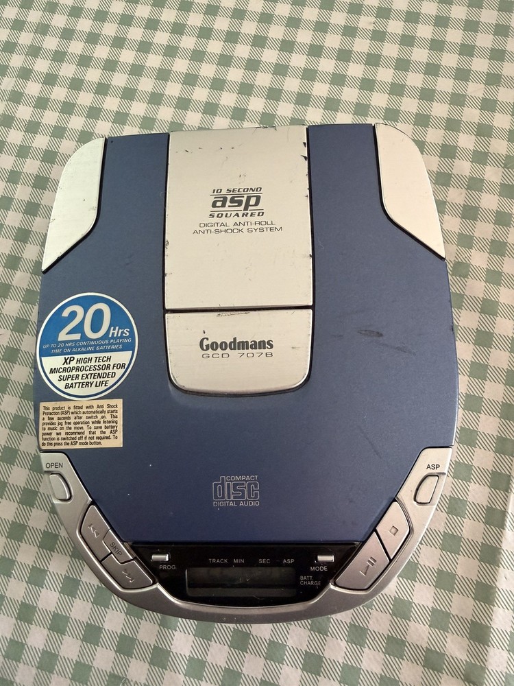 Goodmans Vintage Compact Disc Player GCD707B CD Player