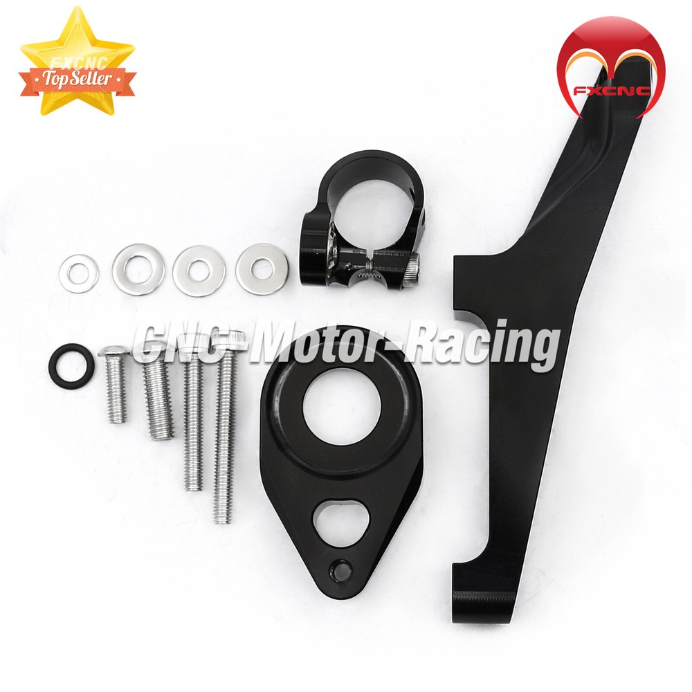 CNC Adjustable Stabilizer Steering Damper Bracket Kit For Suzuki SV650 2016-2024
