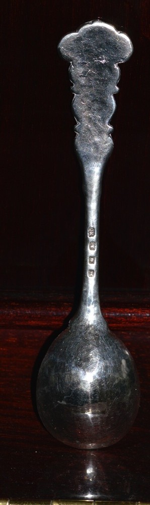 1934 Omar Ramsden Hammered Silver Spoon,