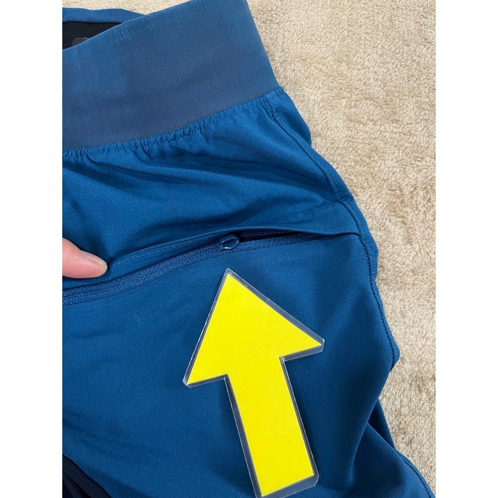 Lululemon T.H.E short Mens size Medium blue Training Athletic Gym
