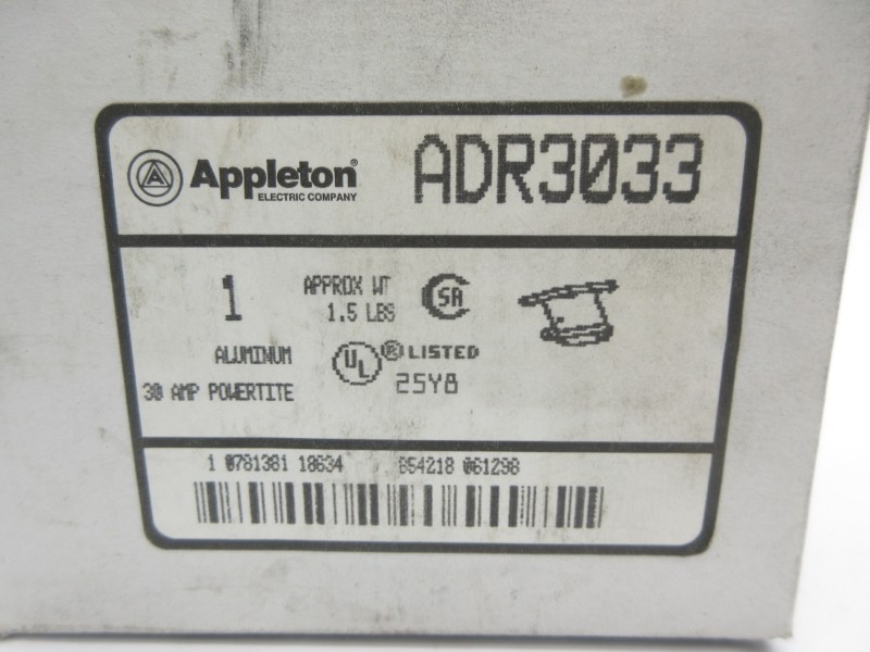 APPLETON ADR3033 30A NSMP