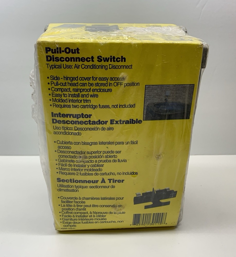 Square D 30A Pull Out Disconnect Switch FP221R