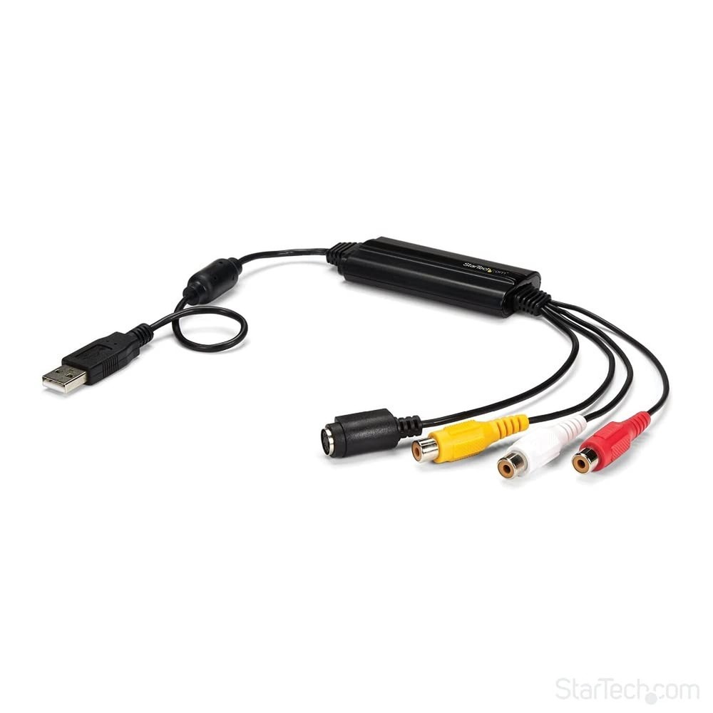StarTech.com USB Video Capture Adapter Cable - S-Video/Composite to USB 2.0 S...