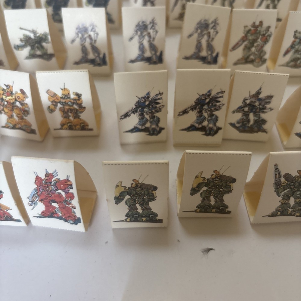 Vintage Battletech Combat Cardboard Character Standees