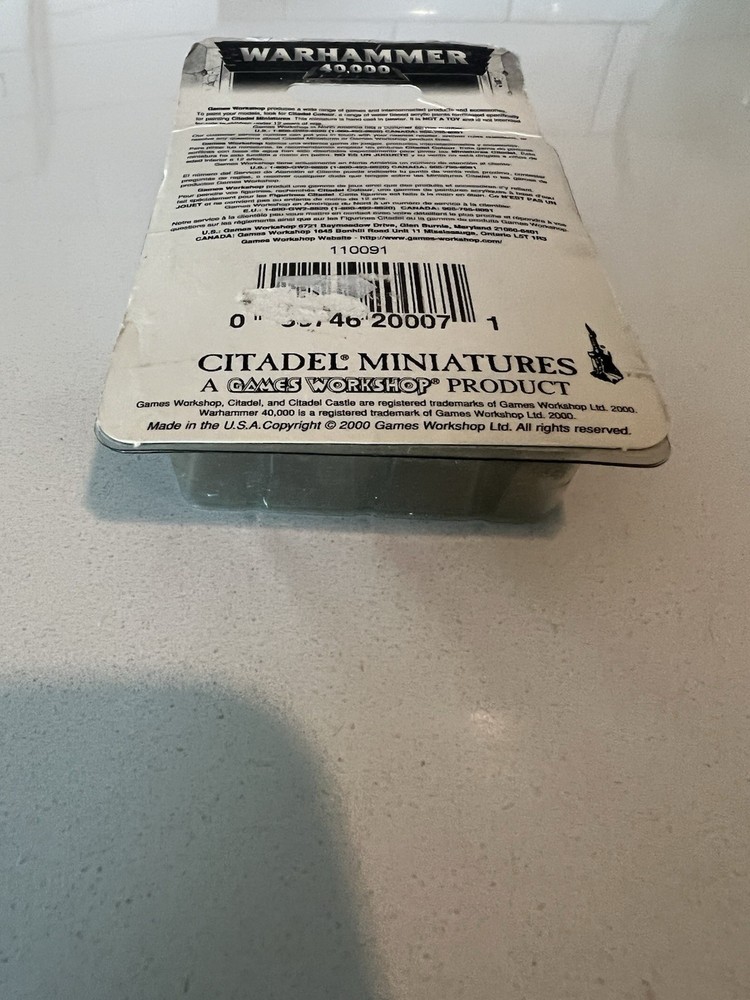 Space Marine Terminator Librarian OOP Warhammer 40k Metal