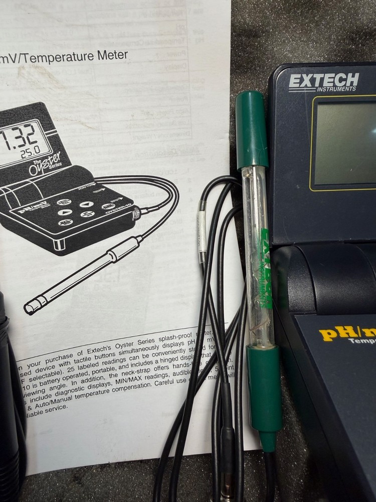 Extech Oyster-10 PH/MV/ Temperature Electronic Meter | NIB TESTED AND WORKING