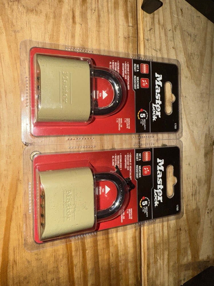 Master Lock 175D Combination Padlock Set Of 2
