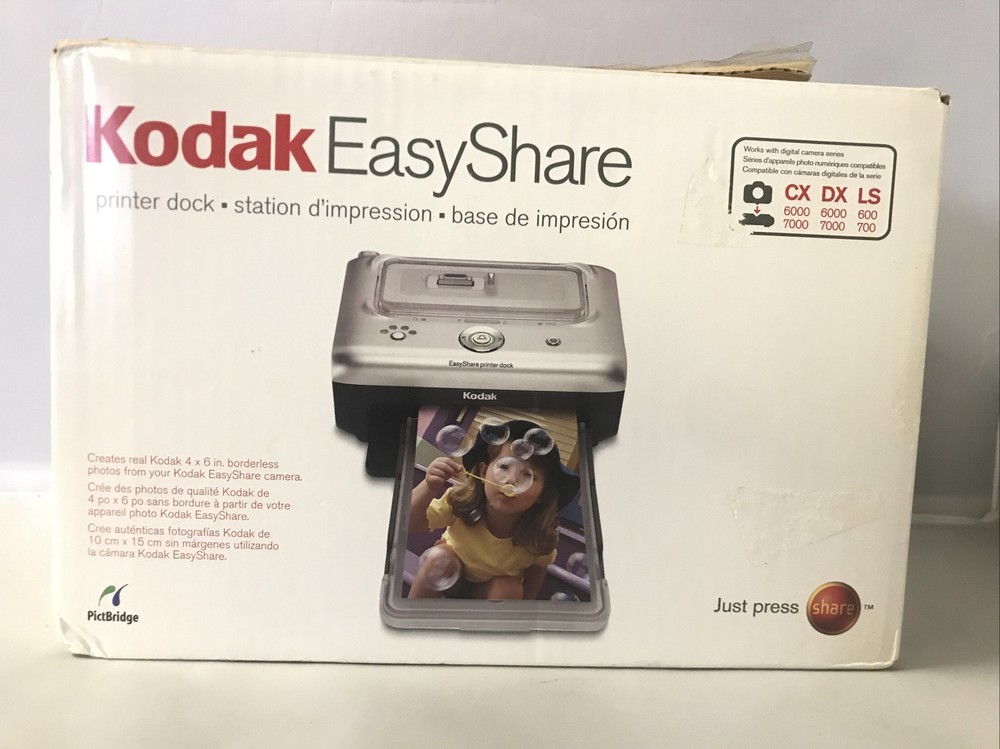 Kodak EasyShare Printer Dock CX/DX(6000-7000)/LS(600-700) - Used