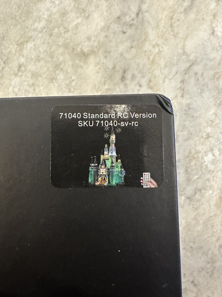 Game of Bricks Disney Castle 71040 Light set (updated)