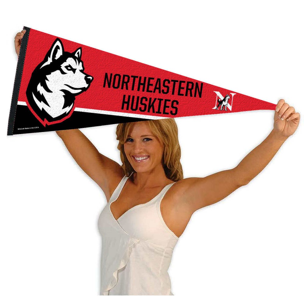 Northeastern University 12x30 Felt Pennant