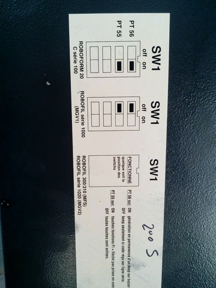 charmilles edm keyboard jsw