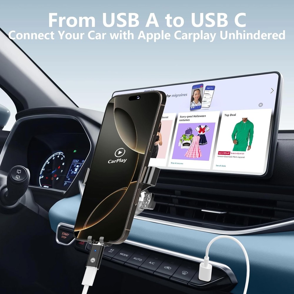 MFi Certified Lightning to USB C Adapter Stuffcool 4Pack for iPhone